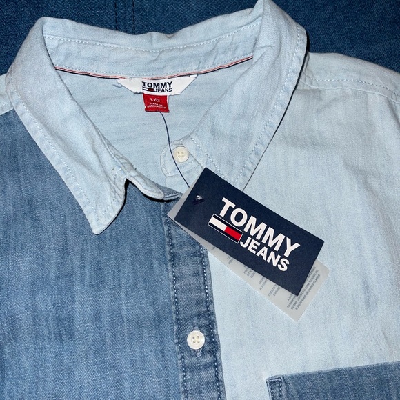 Tommy hilfiger dress shirt size large new! - Picture 4 of 4